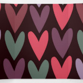 Carte De Fin D'année Trois Volets Cœurs 6 (Intérieur au milieu)