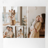 Carte De Fin D'année Trois Volets Collage de Noël 12 Photo (Intérieur en premier)