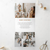 Carte De Fin D'année Trois Volets Collage de Noël 12 Photo (Intérieur)