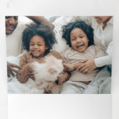 Carte De Fin D'année Trois Volets Collage Festive Holiday (Intérieur en premier)