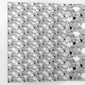 Carte De Fin D'année Trois Volets conception quatre points (Intérieur en premier)