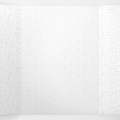 Carte De Fin D'année Trois Volets conception verticale trente-trois (Intérieur au milieu)