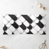 Carte De Fin D'année Trois Volets Construction Abstraite (tuiles) (Intérieur)