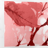 Carte De Fin D'année Trois Volets Couleurs d'automne, feuille 3 (Intérieur en premier)