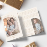 Carte De Fin D'année Trois Volets Crème Arc moderne année en révision Mise à jour de<br><div class="desc">Simple et moderne, cette carte de vacances en arc photo crème et or est un excellent moyen de mettre à jour vos amis et votre famille sur votre année et envoyer vos Bonnes Fêtes! Avec de l'espace pour les photos de famille et votre année d'examen, votre carte sera une pièce...</div>