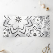 Carte De Fin D'année Trois Volets Design floral 11 (Intérieur)