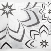 Carte De Fin D'année Trois Volets Design floral 11 (Intérieur au milieu)