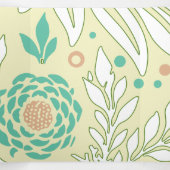 Carte De Fin D'année Trois Volets Design floral 21 (Intérieur au milieu)