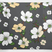 Carte De Fin D'année Trois Volets Design floral 5 (Intérieur au milieu)