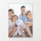 Carte De Fin D'année Trois Volets Drôle Rarement Calme Toujours Lumineux Laid Burlap (Page de couverture)