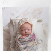 Carte De Fin D'année Trois Volets Elegant Gold Peace on Earth Photo (Intérieur en premier)