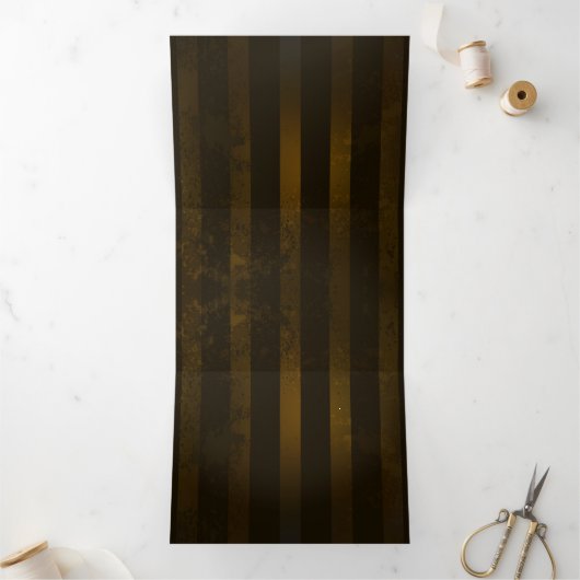 Carte De Fin D'année Trois Volets Engrenages à vapeur et papillons bleus (Intérieur)