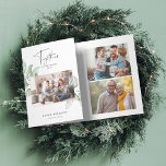 Carte De Fin D'année Trois Volets Ensemble Multi Photo Gallery Noël<br><div class="desc">Une galerie de photos multi-carte tri pliable qui peut être personnalisée avec 7 photos ou plus et un message détaillé.</div>