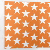 Carte De Fin D'année Trois Volets Étoiles Motif 23 (Intérieur en premier)