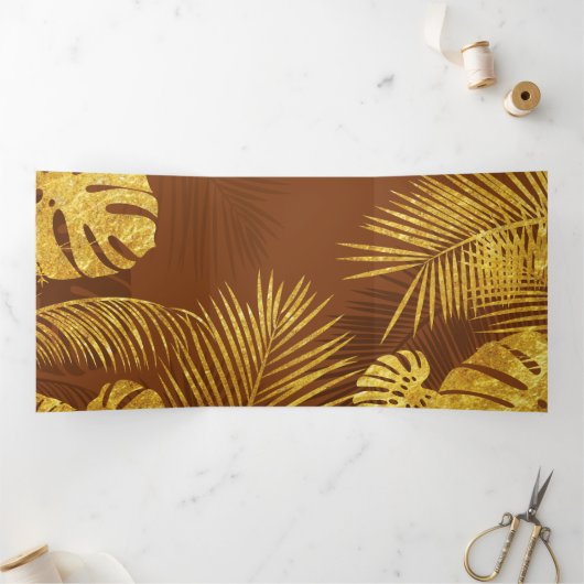 Carte De Fin D'année Trois Volets Feuille 13 (Intérieur)