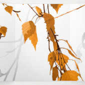 Carte De Fin D'année Trois Volets Feuilles d'automne 2 (Intérieur au milieu)
