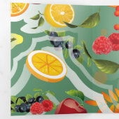 Carte De Fin D'année Trois Volets Fruits mixtes 7 (Intérieur en premier)