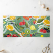 Carte De Fin D'année Trois Volets Fruits mixtes 7 (Intérieur)