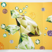 Carte De Fin D'année Trois Volets Galaxie de diamant 7 (Intérieur au milieu)