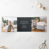 Carte De Fin D'année Trois Volets Gloire Lettrée À La Main | Multiphoto (Intérieur)