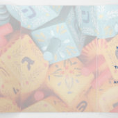 Carte De Fin D'année Trois Volets Hanoukka (Intérieur au milieu)