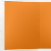 Carte De Fin D'année Trois Volets Hex #F17F17, Saumon foncé (Intérieur en premier)