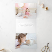 Carte De Fin D'année Trois Volets Joyeux coloré moderne et typographie brillante 2 p (Intérieur)