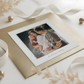 Carte De Fin D'année Trois Volets Joyeux Écriture Élégante Collage Photo de Joie à C