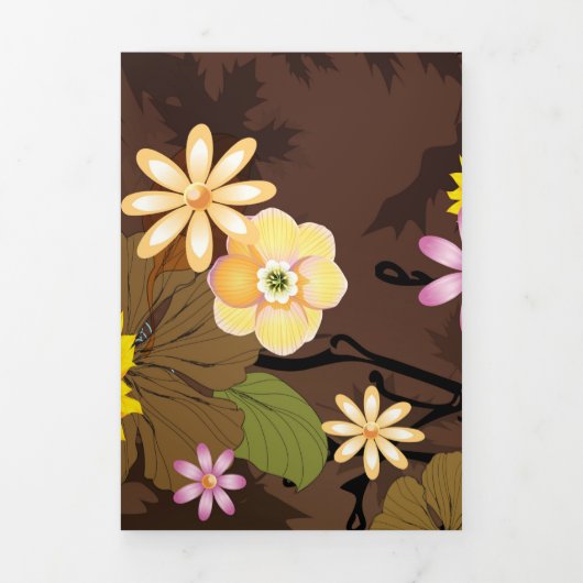 Carte De Fin D'année Trois Volets Jungle imaginaire 3 (Page de couverture)