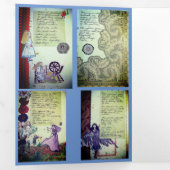 Carte De Fin D'année Trois Volets Le Wanderer Merveilleux (Intérieur en premier)