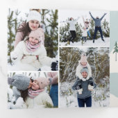 Carte De Fin D'année Trois Volets L'hiver veut multi photo (Intérieur en premier)