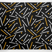 Carte De Fin D'année Trois Volets Lignes Motif 4 (Intérieur au milieu)