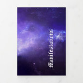 Carte De Fin D'année Trois Volets Manifestations, ouvertes à recevoir (Page de couverture)