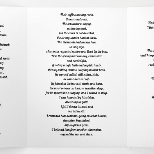 Carte De Fin D'année Trois Volets Manitowak (Intérieur au milieu)