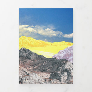 Carte De Fin D'année Trois Volets Montagnes (montage photo) 1