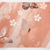 Carte De Fin D'année Trois Volets Motif papillon 11 (Intérieur au milieu)