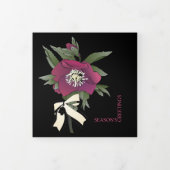 Carte De Fin D'année Trois Volets Noël Amour rire lumière (Protection)