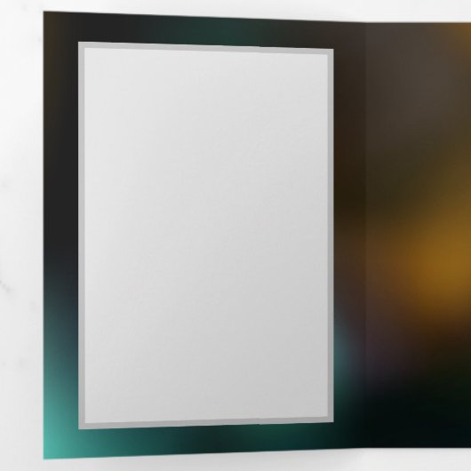 Carte De Fin D'année Trois Volets Papillon lumineux et papillons de nuit (Intérieur en premier)