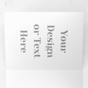 Carte De Fin D'année Trois Volets Personnalisable Votre Conception ou Texte Ici Pers