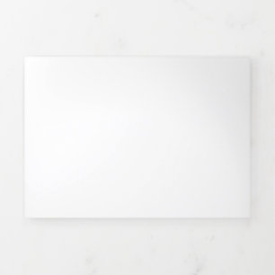 Carte De Fin D'année Trois Volets Personnalisé, élégant, moderne et minimaliste