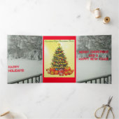 Carte De Fin D'année Trois Volets Poète Caldwell Lee Produits (Intérieur)