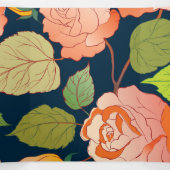 Carte De Fin D'année Trois Volets Rose 15 (Intérieur au milieu)