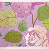 Carte De Fin D'année Trois Volets Rose 18 (Intérieur au milieu)