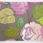 Carte De Fin D'année Trois Volets Rose 20 (Intérieur au milieu)