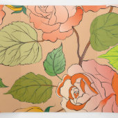 Carte De Fin D'année Trois Volets Rose 21 (Intérieur au milieu)