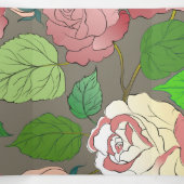 Carte De Fin D'année Trois Volets Rose 30 (Intérieur au milieu)
