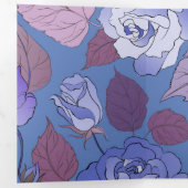 Carte De Fin D'année Trois Volets Rose 32 (Intérieur en premier)