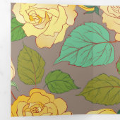 CARTE DE FIN D'ANNÉE TROIS VOLETS ROSES 3 (Intérieur en premier)