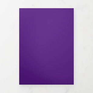 Carte De Fin D'année Trois Volets Royal Purple #52187E, Grayish Purple
