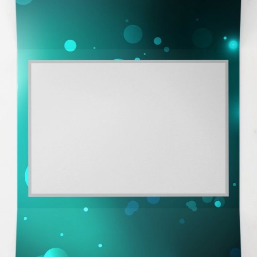 Carte De Fin D'année Trois Volets Skeleton Keys on Green Background (Intérieur au milieu)